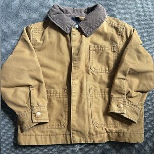 Old Navy Toddler Brown Barn Jacket with Corduroy Collar Size 3T